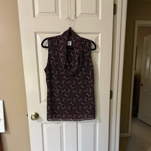 CAbi Venus Cowl Neck Sleeveless Blouse - Picture 1 of 6